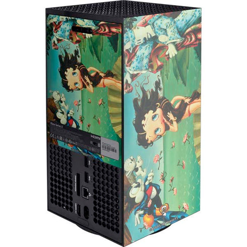 Betty Boop At Sea XBox Series X Digital Edition Console Skin
